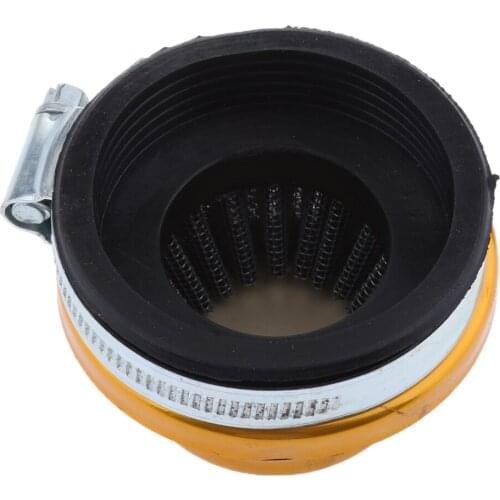 Air Filter Yellow 58mm 60mm For MiniMoto Water Liquid Cooled Racing Bike