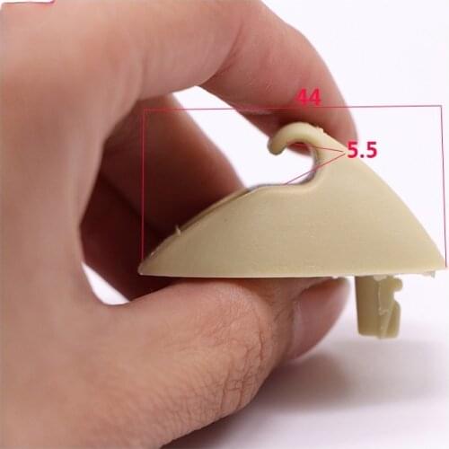 2PCS Auto sun visor makeup mirror support base plastic fastener clips for VW Old Jetta Santana