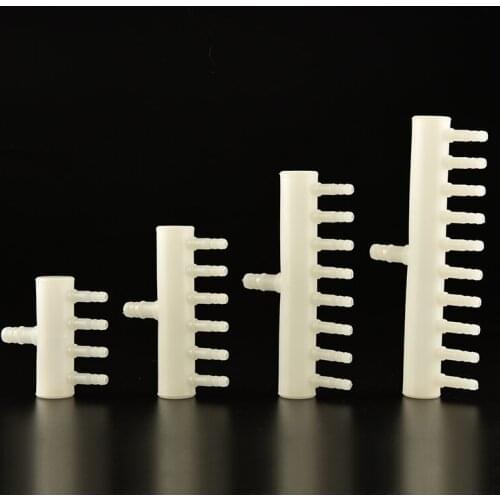 4/6/8/10 Way Aquarium Plastic Air Flow Divider Oxygen Splitter Lever Valve Air Pump Connector for Fish Tank Pond Outlet 4mm