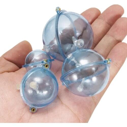 5 Pcs/Set Fishing Float ABS Plastic Balls Water Ball Bubble Floats Tackle Sea Fishing Outdoor Accessories Blue Red 25/32/40/47mm