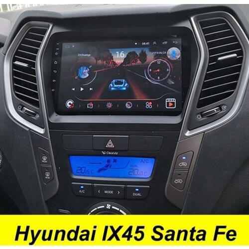 64GB Android 10 Car Multimedia Player GPS For Hyundai Santa Fe IX45 2013 2014 2015 Navigation Stereo Head Unit