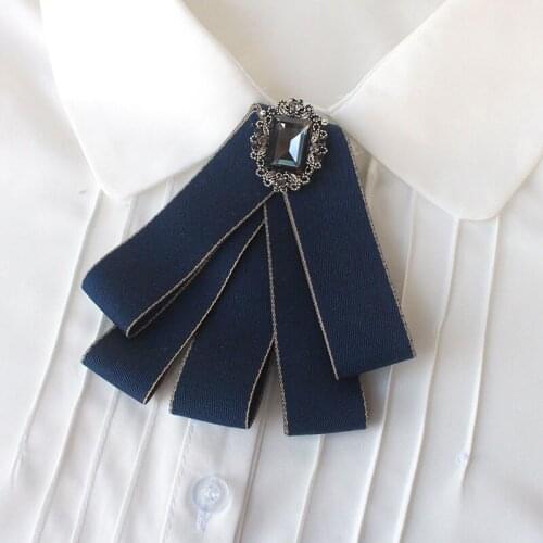 Free Shipping New Male casual mens female high-end custom Headwear Vintage British bank OL shirt collar bow tie accessories