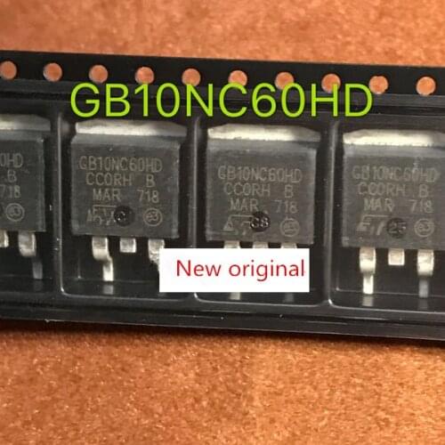 Free shipping New STGB10NC60HD GB10NC60HD TO263 GB10NC60HD 600V 10A IGBT