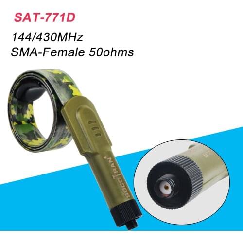 CS Tactical Antenna Socotran SMA-Female Dual Band 144/430Mhz Gain Foldable Antenna For Walkie Talkie Baofeng UV-5R UV-82 radio