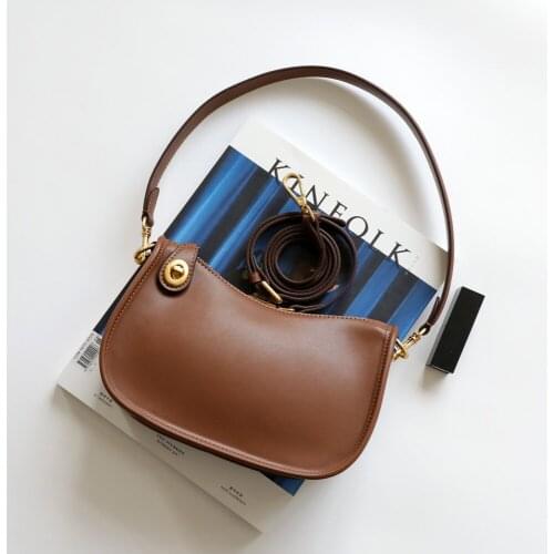 Designer Handbags High Quality 2021 Bag Summer Shoulder Strap Cowhide Vintage Fashion Underarm Bag Shoulder Messenger Lock Bag