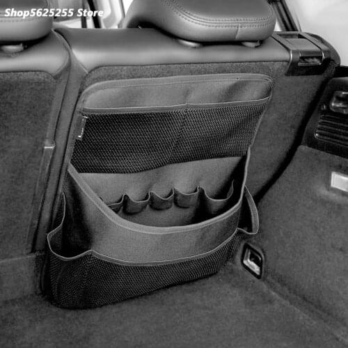 For Hyundai Tucson NX4 2021 2022 Car Seat Back Storage Bag Trunk Hanging Bag Storage Net Pocket Thickened Universal Size 2018