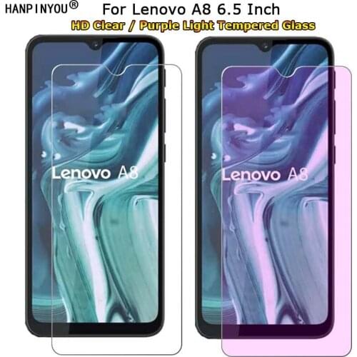 For Lenovo A8 (2020) 6.5" Clear / Anti blue Purple Light Ray Eye Care Tempered Glass 9H Screen Protector Film