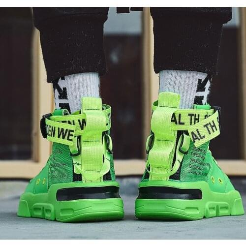 KLYWOO DropShipping High Top Sneakers Mens Shoes Casual Hip Hop Fashion Men Gym Jogging Running Shoes Big Size45tenis masculino