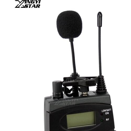 Mini 3.5mm Jack Tie Collar Clip on Laple Mic Lavalier Microphone Windscreen For Wireless Bodypack Transmitter Lecture Interview