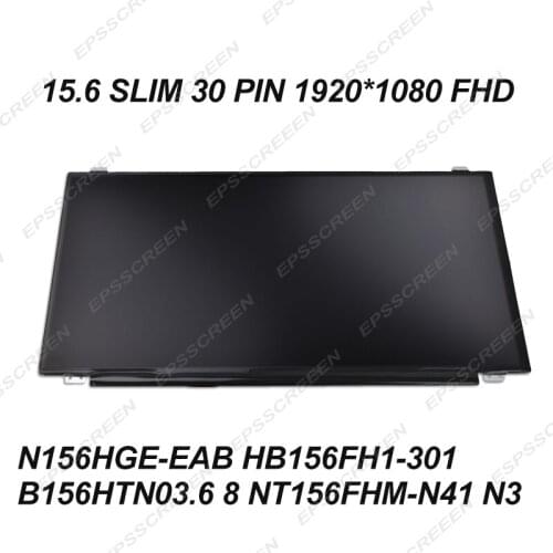 New replacement display 15.6 slim 30 pin FHD 1920*1080 laptop screen for HP Pavilion 15-Ak006nc notebook panel