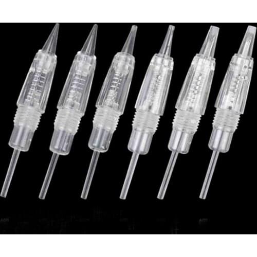 100pcs disposable permanent makeup Cartridge needles for Tattoo 1RL/3RL/5RL/7RL/5F/7F for digital eyebrow/lips/eyeliner machine