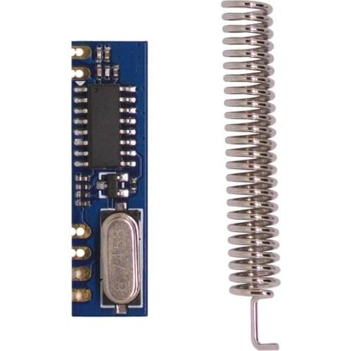 5sets/lot STX882 transmitter and SRX887 receiver +spring antenna 433mzh Wireless ASK RF Module 433MHz /315MHZ ASK