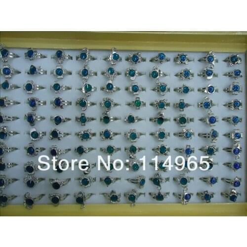 Mixed Designs mood ring mix size change color ring to the temperature of your blood mix size
