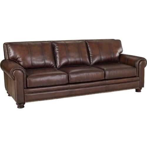 Modern sofa genuine leather sofa set Canapé en cuir moderne of modern living room sofa set Современный кожаный диван WA800