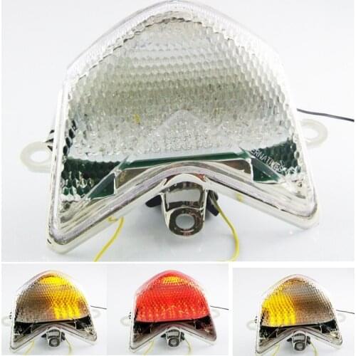 Led Motorcycle Rear Tail Light Brake Turn Signal Integrated For KAWASAKI ZX-10R 2004-2005