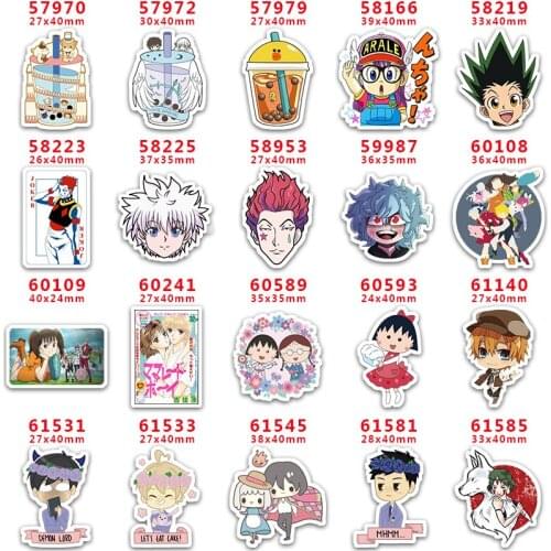 DIY Craft Supplies cartoon character printed flat back planar resins 30 pieces PR57970