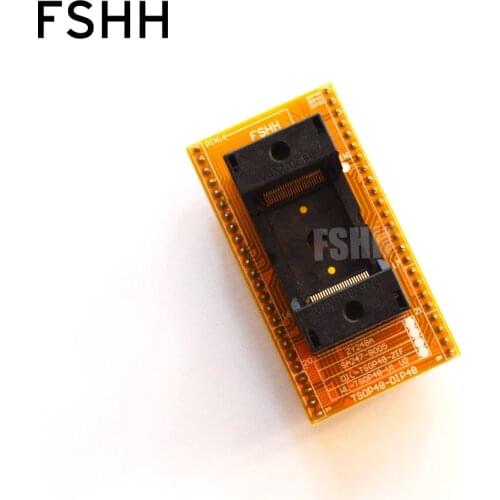 TEST TSOP48 TO DIP48 TSOP48-D48 Adapter Socket SA247-B005 Xeltek Programmers chip conversion seat(IC191-0482-004)
