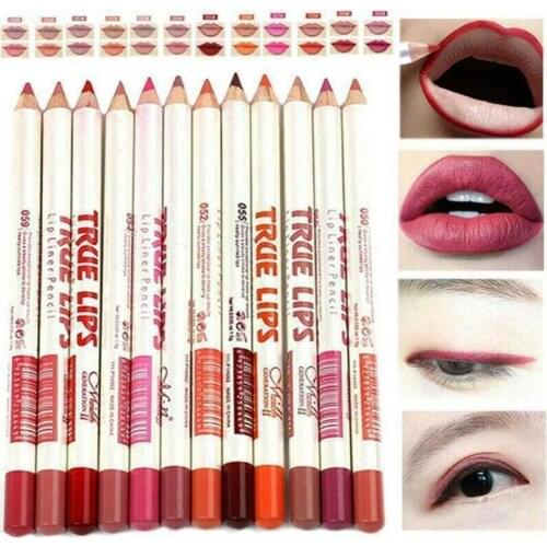 1Pcs Cosmetic Lipstick Pen Professional Matte Waterproof Lip Liner Lady Charming Lip Liner Contour Makeup Lipstick Makeup Tools