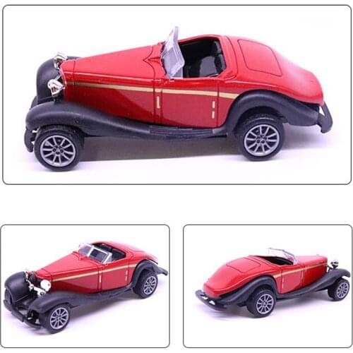 10.5CM Red Color 1:43 Scale Metal Alloy Toy Car Pull Back Diecast Classical Car Vehicles Model Children Kids Collection Toys