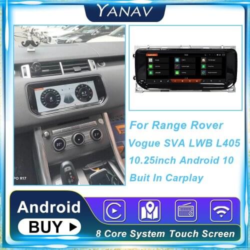 For Land Rover Range Rover Sport Vogue L405 SVA LWB 2012 - 2018 Android 8G 128GB Car Radio Video Player GPS Navigati Head Unit