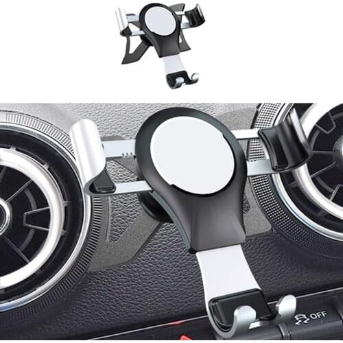 Car Holder For Phone in Car Air Vent Clip Mount No Magnetic Mobile Phone Holder GPS Stand For Most phones for Audi A3 S3 13-16