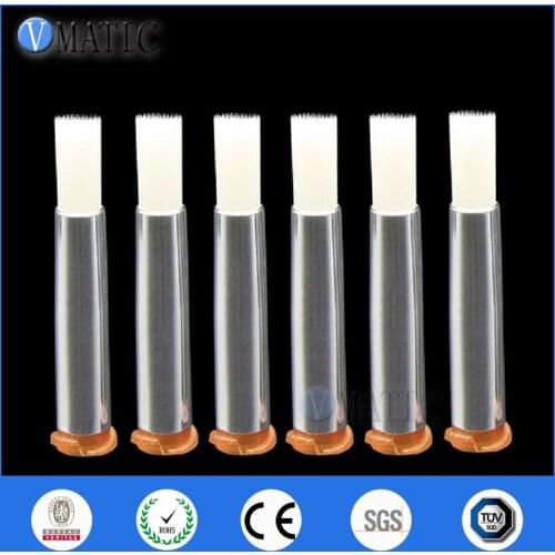 Free Shipping 15G Needle Brush Double Screw Thread Needles Efd Soft Brush Needle Round Mouth Dia 5mm