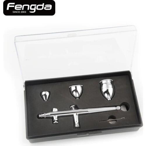 Free shipping FENGDA BD-186 double action airbrush spray gun face body painting tattoo hand tools gravity feed type