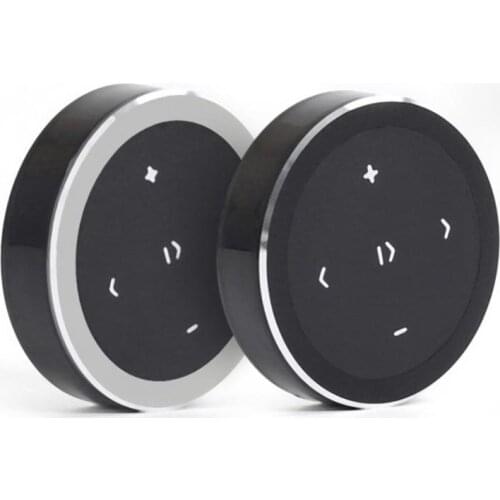 Wireless Bluetooth-compat Media Button Remote Controller Car Motorcycle Bike Steering Wheel MP3 Music Play For IOS Android Phone