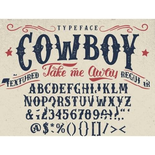 Country cowboy retro textured regular typeface vintage theme backgrounds Vinyl cloth Computer print party photo backdrop