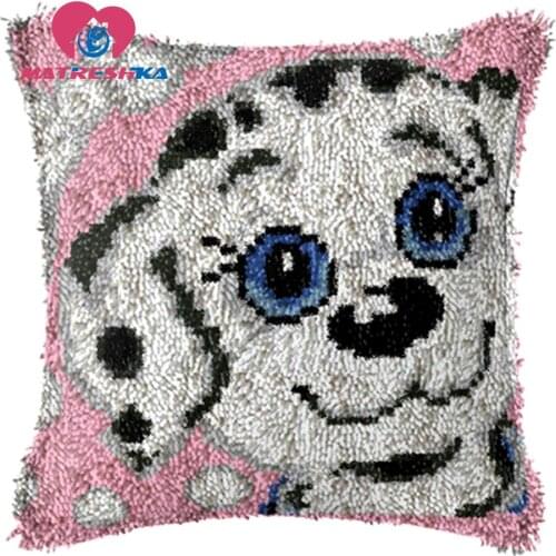 Foamiran for crafts puppy latch hook rug kits cross stitch pillow embroidery pillow do it yourself button carpet tapestry kits