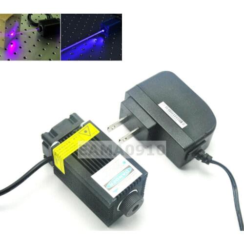Focusable 405nm 500mW Blue violet Laser Module DIY Laser Engraving Machine 12V