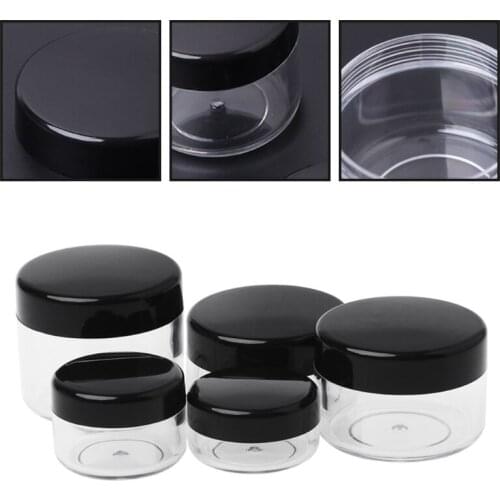 Makeup Jar Mini Sample Bottle Travel Cosmetic Pot Face Cream Container Nail Box U2JD