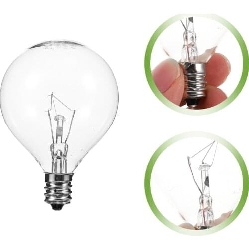 5pcs 25W Dimmable String Light Bulb E12 Base Wax Warmer Fragrance Wax Diffuser Lamp Lava Lamp Bulb