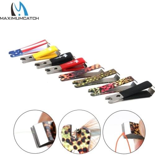 Maximumcatch 2pcs/ lot Stainless Steel Fishing Line Cutter Clipper 12 Colors Nipper Accessories