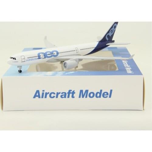 About 20cm Alloy A330 NEO Prototype Simulation Passenger Aircraft Model With Landing Gear wheels Exclusive Gift For Collections