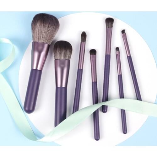 7pcs/SET Makeup Brushes Set Makeup Brush Natural Hair Powder Eyebrow Concealer Brush Comestic Make Up Brush Kit Maquiagem