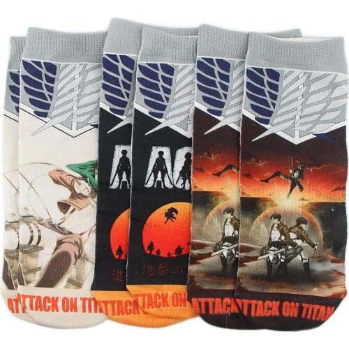 K2851 Anime Casual Socks Invisible Autumn Socks Short Low Cut No Show Socks Cotton Funny Happy Boat Socks