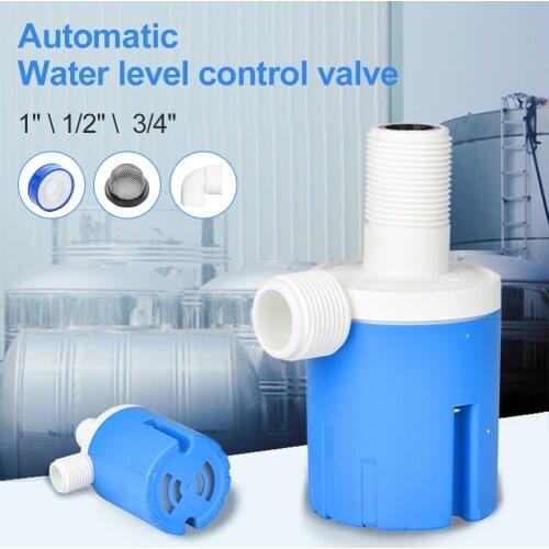 1/2'' 3/4'' 1'' Practical Water Level Control Durable Replacement Full Automatic Float Valve Anti Corrosion Nylon Ball Balve