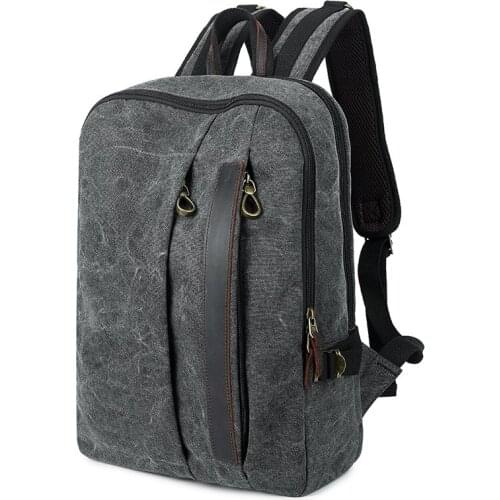 Backpack Men Travel Laptop Students School Bag New Canvas Tide Female Large Capacity Computer Business Backpack