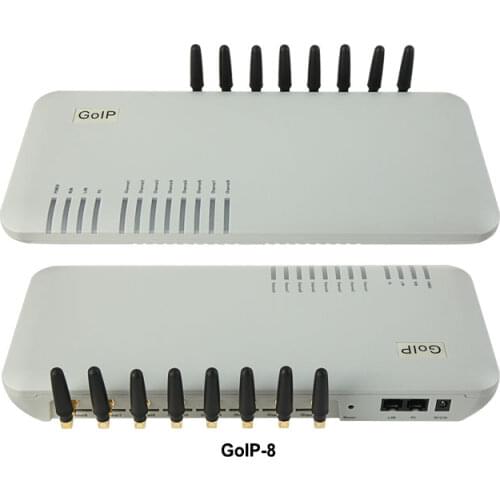 GoIP 8 ports gsm gateway/voip sip gateway/IP GSM Gateway/ GoIP8 VoIP GSM Gateway support SIP/H.323 -sales Promotion
