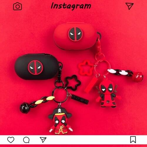 Cool Cartoon Silicone Cover for Samsung Galaxy Buds / Buds+ Plus Bluetooth Earphone Case Wireless Headset Box Headphone Case Bag