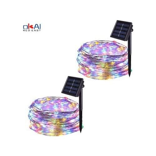 5/10/20/30 LED Solar Light Outdoor Lamp String Lights for Holiday Christmas Party Waterproof Fairy Lights Garden Garland Decor