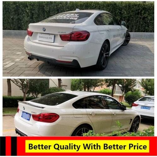 UBYUWANT High Quality Carbon Fiber Exterior Rear Spoiler For BMW F36 4 Series 4-DR 428i 435i 2013-2019 M4 Style