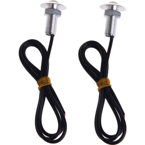 1 Pair DC 12V 23mm Eagle Eye LED Daytime Running DRL Light Car Auto Lamp White