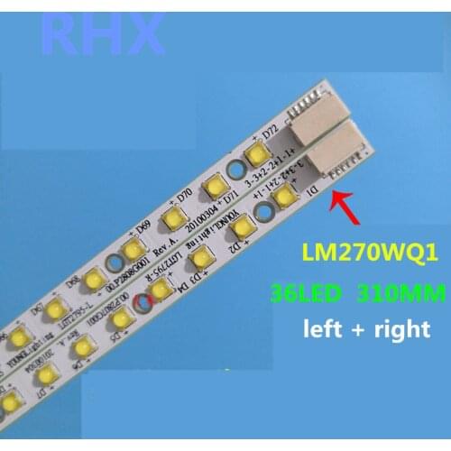 4pcs For LM270WQ1 SD F1 For iMac A1419 27" LED LCD TV backlight bar 36LED 310mm 100%new