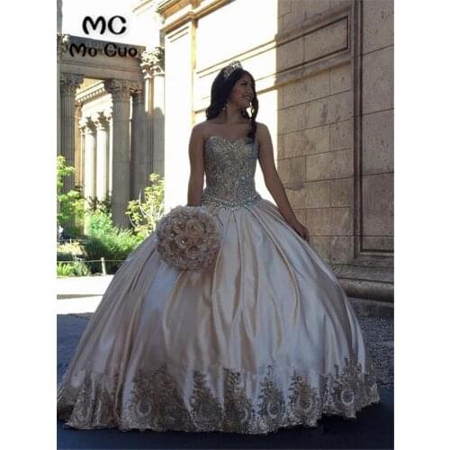 Ball Gown Beading Wedding Dress Sweetheart Appliques Sweetheart SweepBrush Train Satin Sleeveless Dresses wedding Dresses