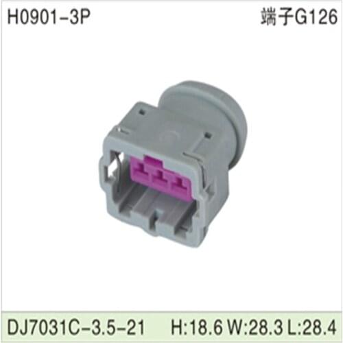 Free shipping 500pcs DJ7031C-3.5-21 3.5mm 3Pin AMP Car Electrical Wire Connectors for VW,BMW,Audi,Toyota,NISSAN AND other