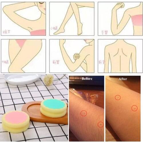Body Hair Removal Painless Sponge Skin Smoothly Remove Chicken Skin For Hair Without Hair Effect Friction Orange Peel Simple Use