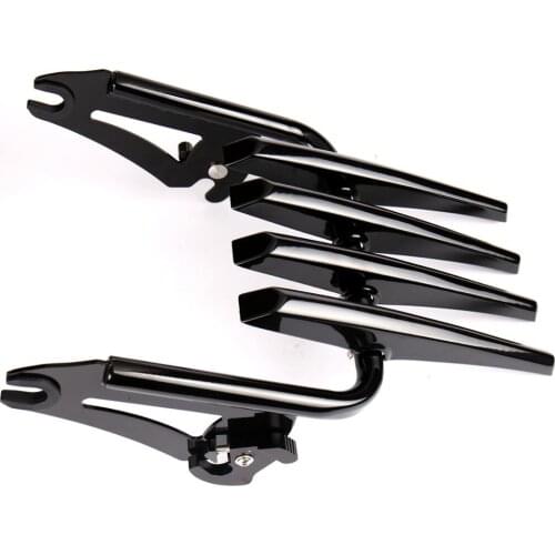 Gloss Black Stealth Luggage Rack For Harley Touring Street Glide Road King Road Glide FLHX FLHR FLTR 2009-2020