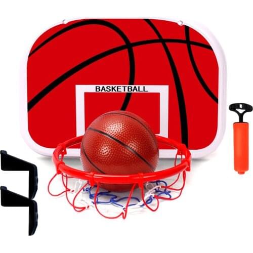 Children Hanging Style Basketball Hoop Set Height Adjustable Portable Indoor Sports Toy BHD2